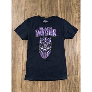 Black Panther (Marvel Comics) Mens T-Shirt Size Small- Mask 100% Cotton